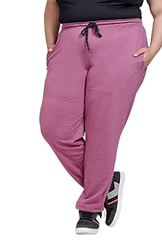 CUPID Women's Regular Fit Cotton Track Pants